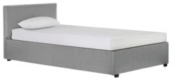 Hygena - Chapton Grey Ottoman - Bed Frame - Single